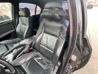 2008 BMW 5 серии 525i V (E60/E61) Рестайлинг, чёрный, 1600000 рублей, вид 5