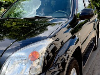 2008 Toyota Land Cruiser Prado 4-speed 120 Series Рестайлинг, чёрный, 2500000 рублей, вид 3