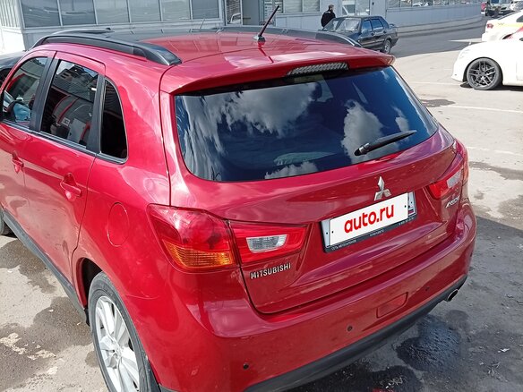 2014 Mitsubishi ASX I Рестайлинг, красный, 1300000 рублей - вид 2