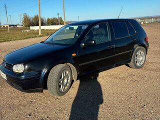1999 Volkswagen Golf IV, чёрный, 280000 рублей, вид 4