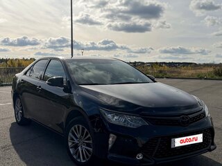 2018 Toyota Camry VII (XV50) Рестайлинг 2, чёрный, 2650000 рублей, вид 2