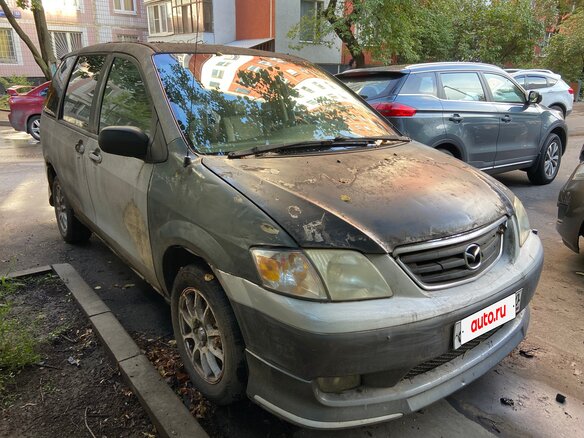 2000 Mazda MPV II (LW), серый, 95000 рублей - вид 7
