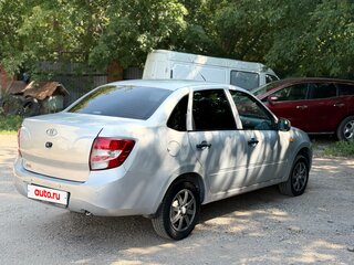 2013 Lada (ВАЗ) Granta I, серебристый, 350000 рублей, вид 4