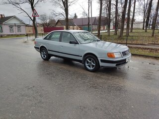 1991 Audi 100 IV (C4), серебристый, 295000 рублей, вид 4