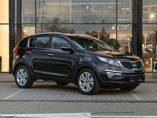 2014 Kia Sportage III Рестайлинг, чёрный, 1255000 рублей, вид 3