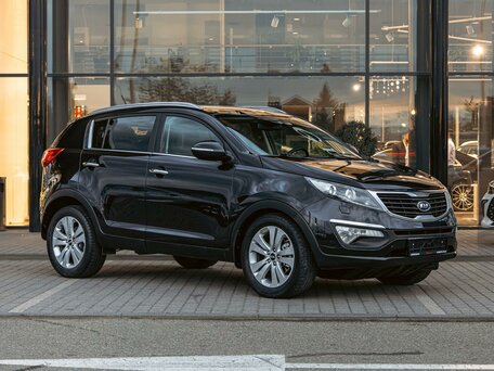 2014 Kia Sportage III Рестайлинг, чёрный, 1255000 рублей, вид 3