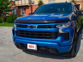 2022 Chevrolet Silverado Double Cab IV (T1XX) Рестайлинг, синий, 6830000 рублей, вид 2
