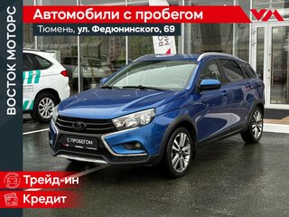 2020 Lada (ВАЗ) Vesta SW Cross I, синий, 990000 рублей, вид 1