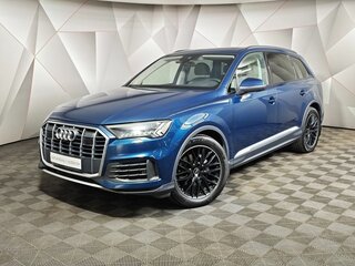 2020 Audi Q7 45 TDI II (4M) Рестайлинг, синий, 6550000 рублей, вид 1