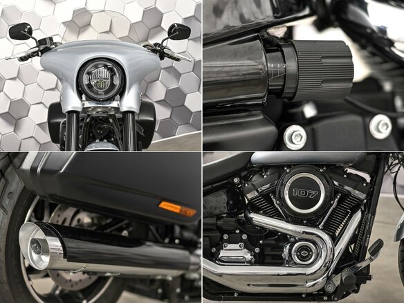 2018 Harley-Davidson Sport Glide, серебристый, 1549000 рублей - вид 9