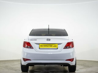 2016 Hyundai Solaris I Рестайлинг, белый, 669000 рублей, вид 5