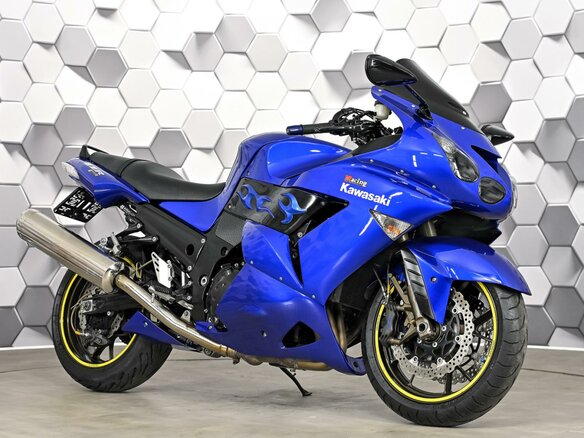 2006 Kawasaki ZZR 1400, синий, 649000 рублей