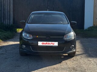 2014 Volkswagen Polo V, чёрный, 510000 рублей, вид 3