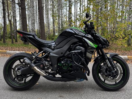 2018 Kawasaki Z 1000, чёрный, 1115000 рублей, вид 1