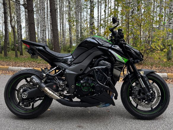 2018 Kawasaki Z 1000, чёрный, 1115000 рублей