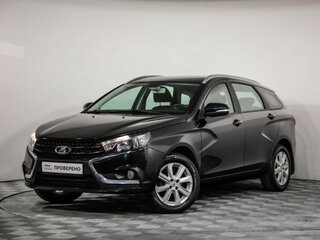 2020 Lada (ВАЗ) Vesta SW I, чёрный, 1134000 рублей, вид 1