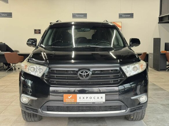 2013 Toyota Highlander II (XU40) Рестайлинг, чёрный, 1820000 рублей - вид 8