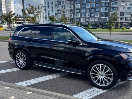 2022 Mercedes-Benz GLS 450 II (X167), чёрный, вид 4