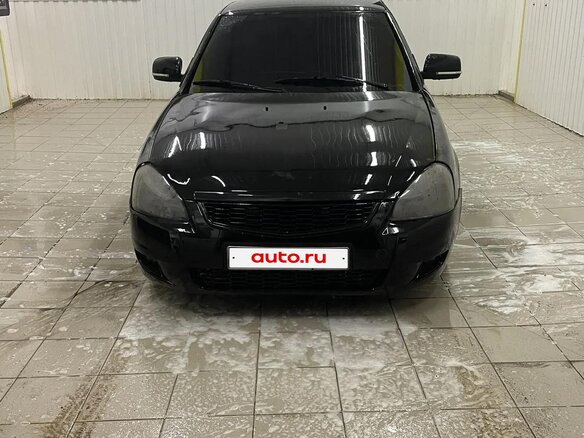2008 Lada (ВАЗ) Priora I, чёрный, 165000 рублей