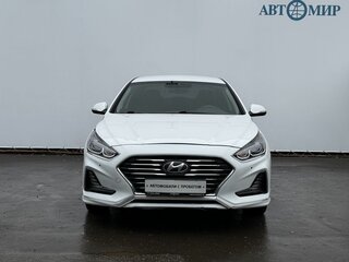 2017 Hyundai Sonata VII (LF) Рестайлинг, белый, 1570000 рублей, вид 2