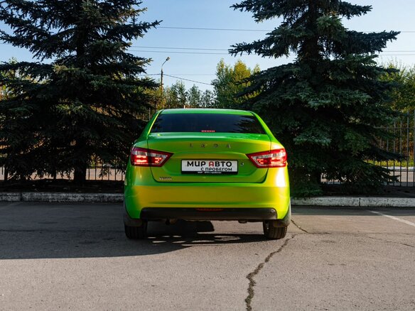 2016 Lada (ВАЗ) Vesta I, зелёный, 717000 рублей - вид 5