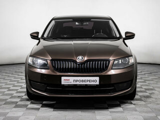 2014 Skoda Octavia III (A7), коричневый, 1348000 рублей, вид 2