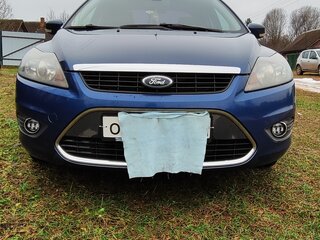 2008 Ford Focus II Рестайлинг, синий, 610000 рублей, вид 1