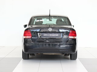 2013 Volkswagen Polo V, чёрный, 492000 рублей, вид 4