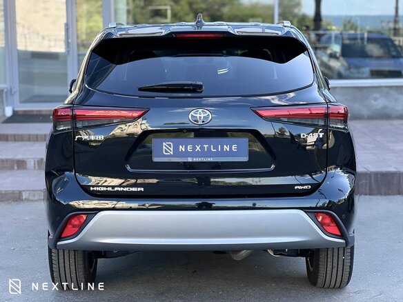 2026 Toyota Highlander IV (XU70), чёрный - вид 6