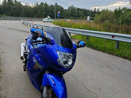 2002 Honda CBR 1100 XX, синий, 370000 рублей, вид 1