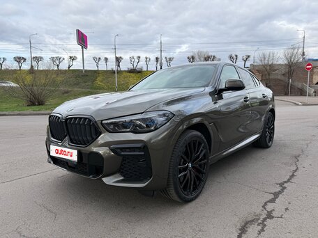 2021 BMW X6 30d III (G06), зелёный, 7950000 рублей, вид 3