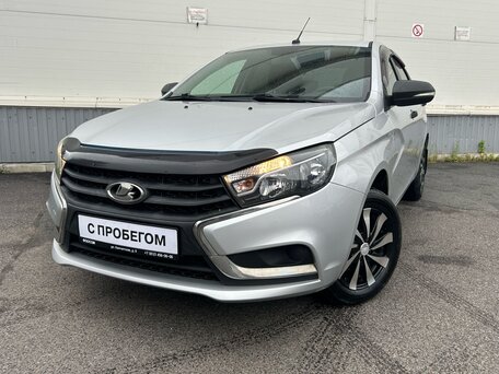 2017 Lada (ВАЗ) Vesta I, серебристый, 685000 рублей, вид 1