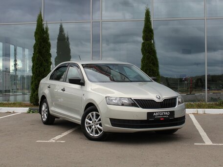 2015 Skoda Rapid I, бежевый, 940000 рублей, вид 3