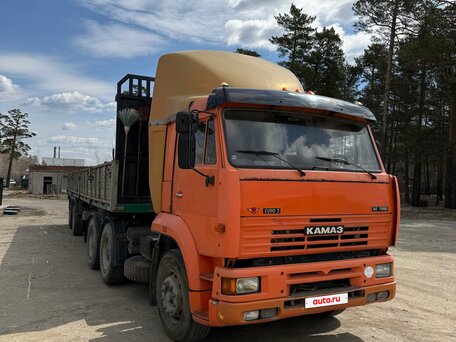 2004 КамАЗ 6460, оранжевый, 1000000 рублей, вид 1
