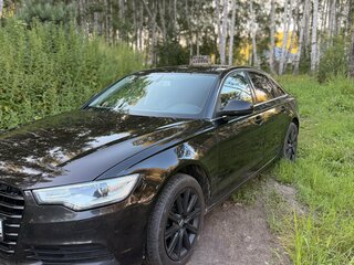 2013 Audi A6 IV (C7), чёрный, 1390000 рублей, вид 2