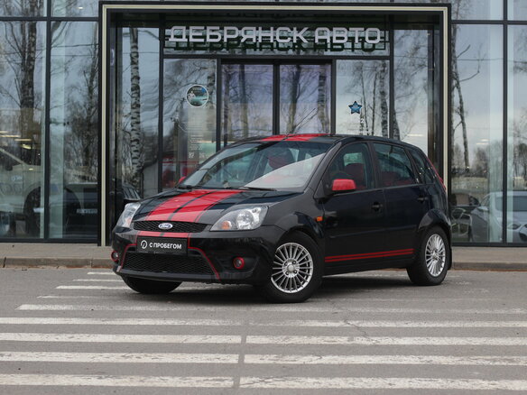 2007 Ford Fiesta Mk5, чёрный