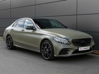 2018 Mercedes-Benz C-Класс 200 IV (W205) Рестайлинг, зелёный, 3098000 рублей, вид 3