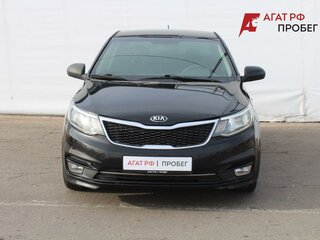 2016 Kia Rio III Рестайлинг, чёрный, 875000 рублей, вид 2