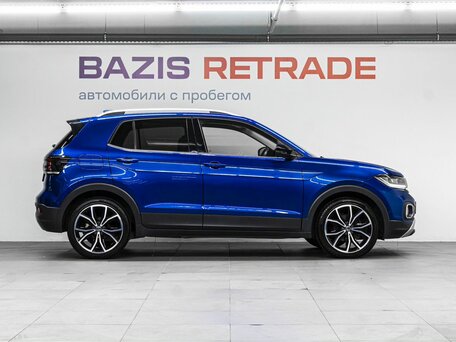 2020 Volkswagen T-Cross I, синий, 1739000 рублей, вид 4
