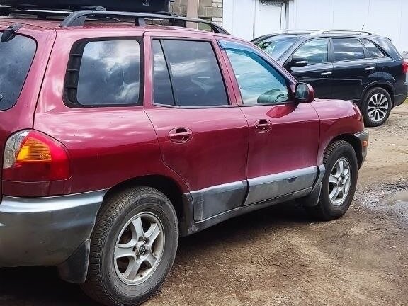 2002 Hyundai Santa Fe I, красный, 310000 рублей - вид 2
