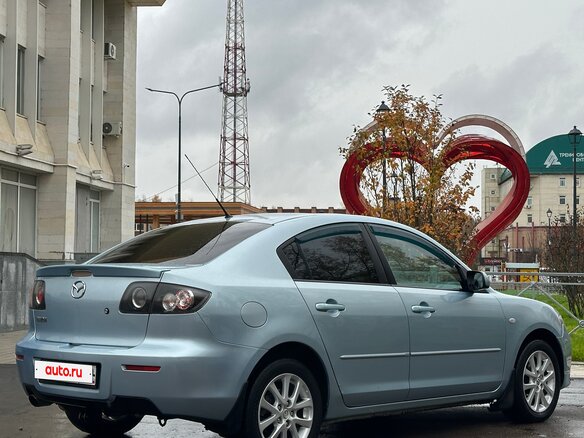 2008 Mazda 3 I (BK) Рестайлинг, голубой, 470000 рублей - вид 14
