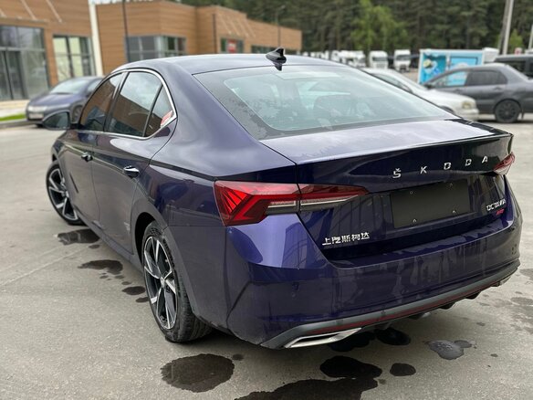 2022 Skoda Octavia IV (A8), синий, 2300000 рублей - вид 4