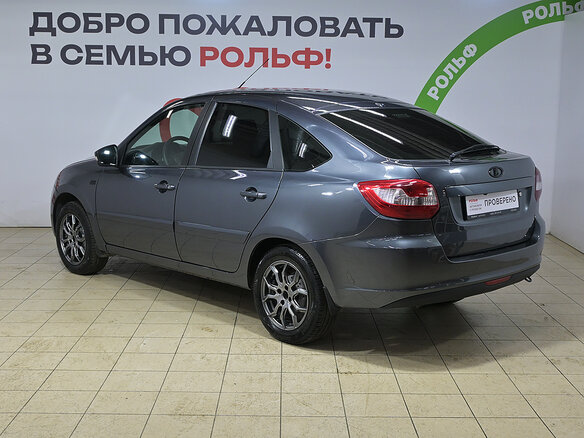 2017 Lada (ВАЗ) Granta I, серый, 376000 рублей - вид 5