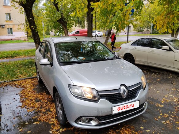 2017 Renault Logan II, серый - вид 1