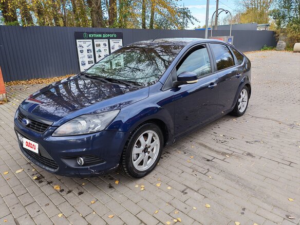 2010 Ford Focus II Рестайлинг, синий, 530000 рублей - вид 3