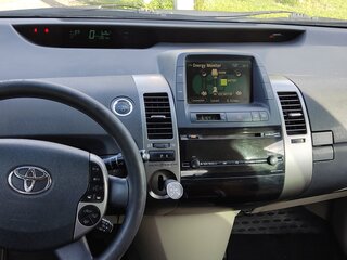 2008 Toyota Prius II Рестайлинг (XW20), чёрный, 420000 рублей, вид 3