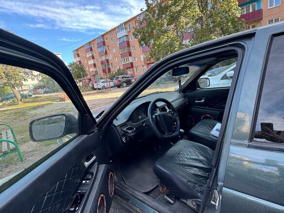 2008 Lada (ВАЗ) Priora I, серый, 190000 рублей - вид 6