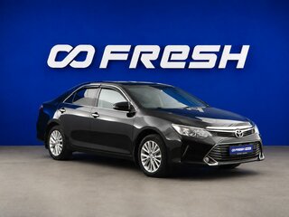 2014 Toyota Camry VII (XV50) Рестайлинг, чёрный, 1977077 рублей, вид 1