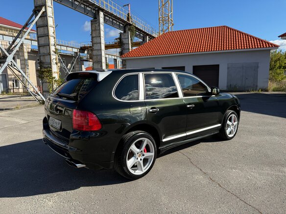 2006 Porsche Cayenne Turbo S I (955), зелёный, 1600000 рублей - вид 10