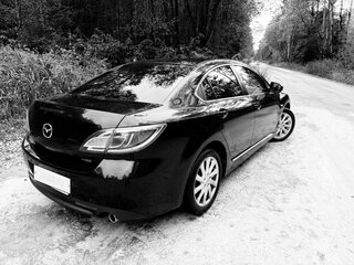 2011 Mazda 6 II (GH) Рестайлинг, чёрный, 890000 рублей, вид 1